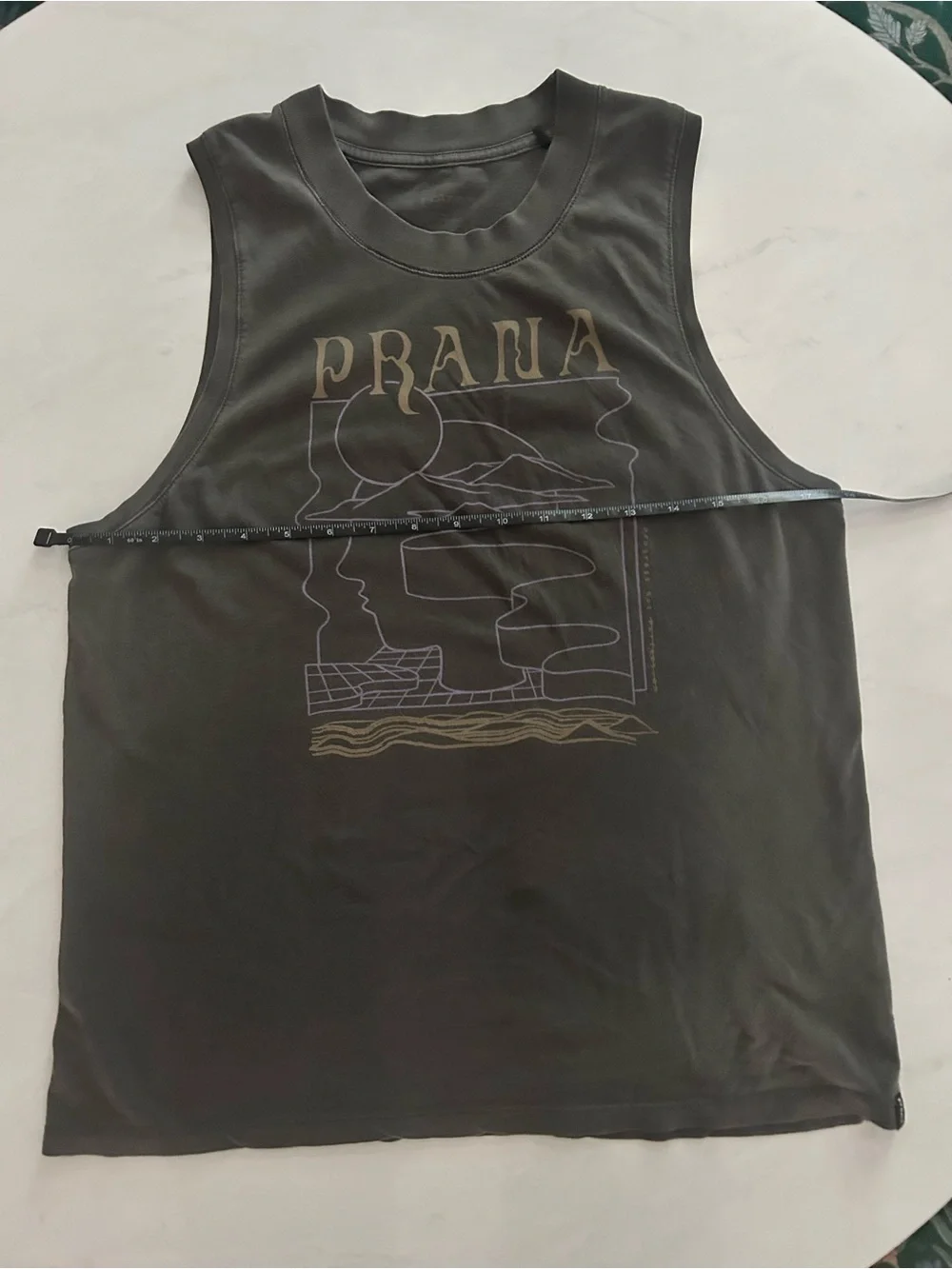Prana Graphic Sleeveless Tank Women’s Medium - Picture 3 of 6